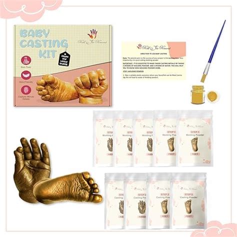 Mold Your Memories Baby Casting kit for baby hand and foot Impression ...