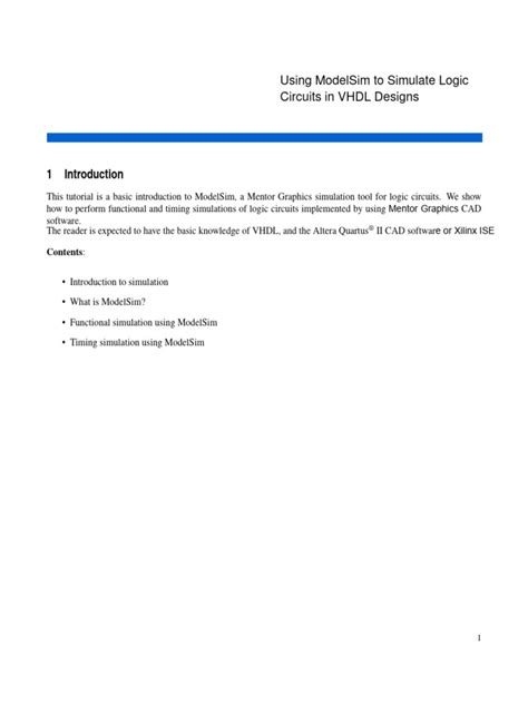 ModelSim VHDL 的图像结果
