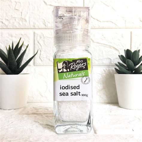Iodised Sea Salt 100 g (Mrs Rogers Naturals Brand) **ควรบริโภคก่อน 04/2021 - 2 Remedy (Thailand ...