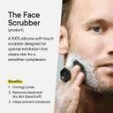 INCLUSSHOP Silicone Body Scrubber, Silicone Face Scrubbers Men Women ...