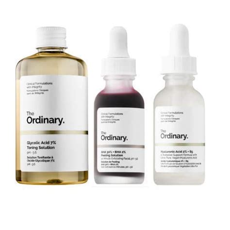 The Ordinary 3 Bottles Face Serum Set! Peeling India | Ubuy