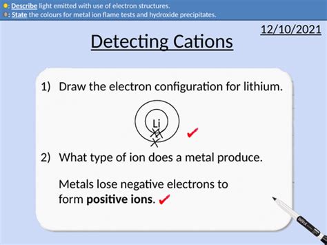 Free Science Lessons Identifying Cations 的图像结果