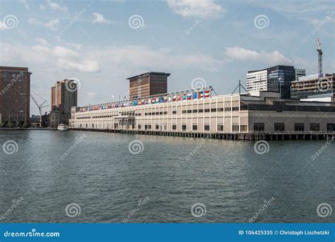 BOSTON, USA Seaport World Trade Center Building Located on the ...