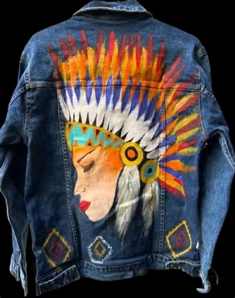 Hand-painted Denim Jacket - The Aspire Collection