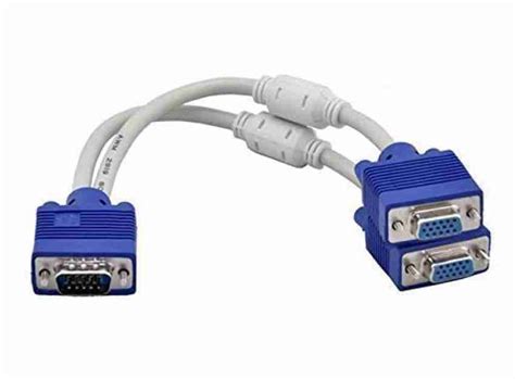 PARUHT VGA Y Splitter Cable Male VGA To Female VGA Splitter, 55% OFF
