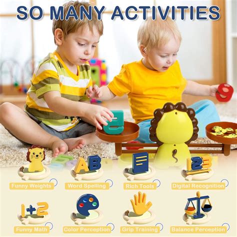 Buy Balance Counting Toys for Kids 3-5 | 96 Piece Balance Math Game ...