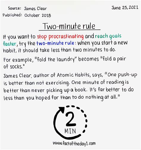 June 25: Two-minute rule - by Danny Sheridan