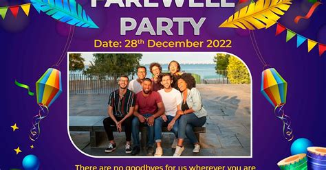 Farewell Party Banner Design | Farewell Party Flex Banner