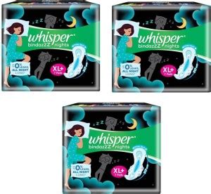 Whisper Ultra Nights XL Plus Wings Sanitary Pad (Pack of 7+7+7 ...