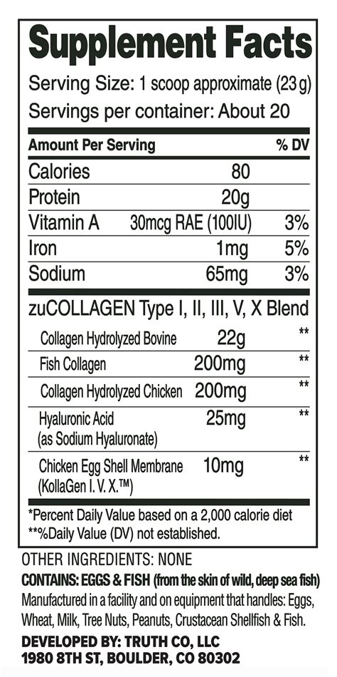 Buy zuCollagen Protein: Multi-Type Collagen Online at Lowest Price in ...