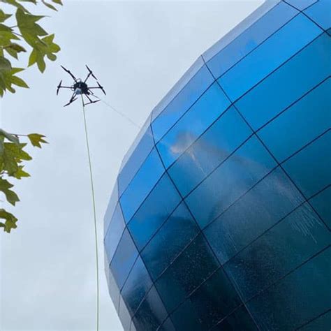 Drone Window Cleaning in Los Angeles