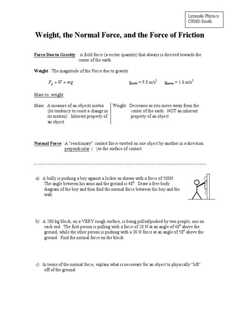 Image result for Normal and Frictional Forces Explained