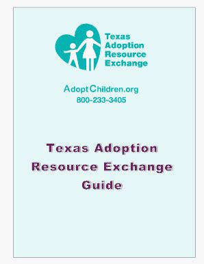 Fillable Online Texas Adoption Resource Exchange (TARE) Guide Fax Email ...