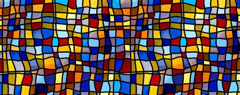 30 x 12 Symphony Stained Glass Pattern Window Film Static Cling Film UV ...