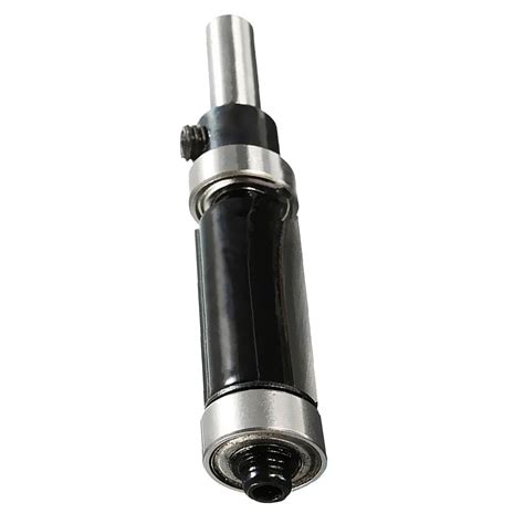 Woodworking End Bearing Dual Flutes Shank Flush Trim Router Cutter Mill ...