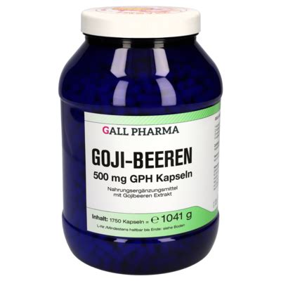 Goji Berries 500 mg GPH Capsules [3494095]-Gall-Pharma GmbH-Online-Shop