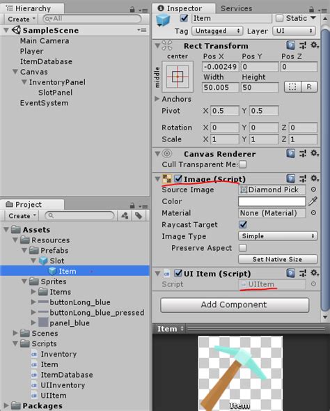 Image result for Unity Items UI