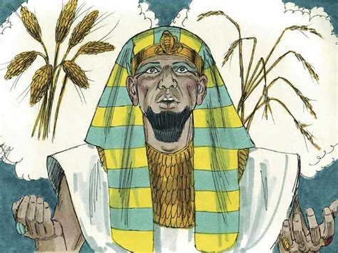 芳的《聖經》故事插畫創作~約瑟為埃及酒政、膳長、法老王解夢，從囚犯一躍成為埃及的宰相 @ 芳的畫廊 :: 痞客邦
