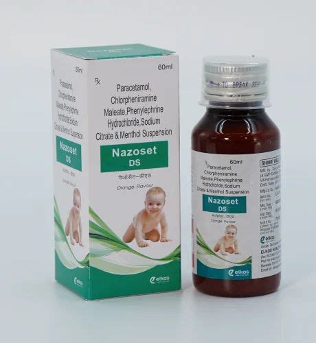 Pharma Suspension - PCM +Phenylephrin ,CPM+Sodium Cit. & Menthol ...