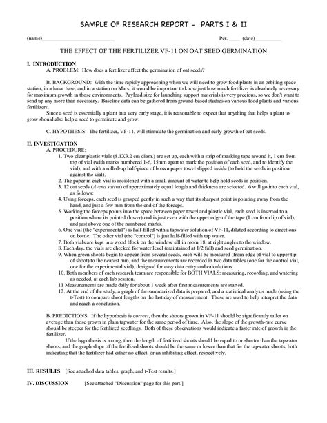 Image result for Research Report Example PDF