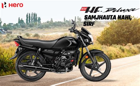 Hero HF Deluxe (Drum) (Self Start) Bike Sports Red Black Booking for Ex ...