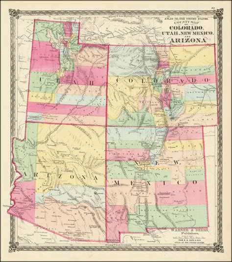 Arizona Utah Map