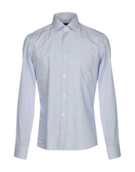 Tru Trussardi Checked Shirt In Blue | ModeSens | Shirts, Check shirt ...