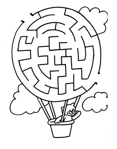 Easy Mazes. Printable Mazes for Kids. - Best Coloring Pages For Kids