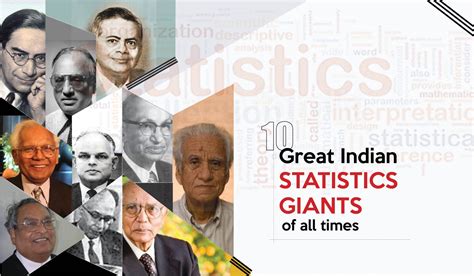 10 Great Indian Statistics Giants of all times