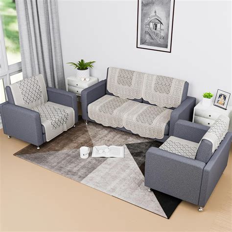 Kuber Industries Sofa Cover | Net 2+1+1 Seater Sofa Slip Cover Set ...