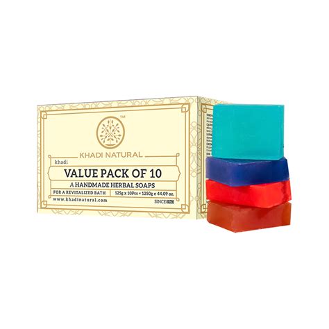 Buy 100% Handmade Soaps Online in India - Khadi Natural