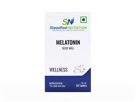 Buy Steadfast Nutrition Melatonin Sleep Well Wellness Tablet Online at ...