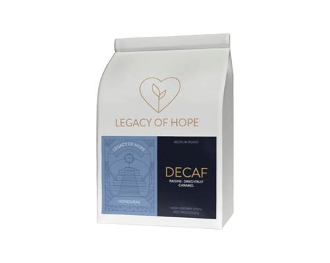 Decaf Whole Bean/Ground Coffee - Legacy of Hope Coffee
