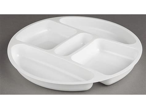 PLA 1082 - Assiette compartimentée ø 241 5 alvéoles | Contact GERMAY ...