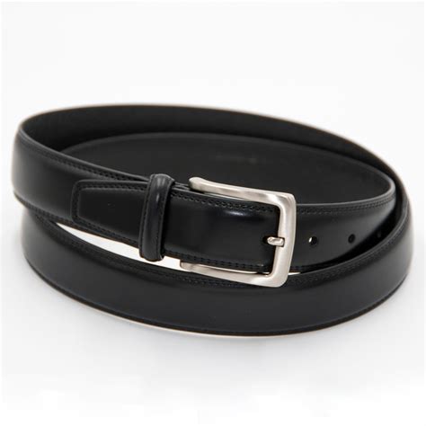 Classic Black Leather Belt48 / Black | Vintage leather belts, Mens ...