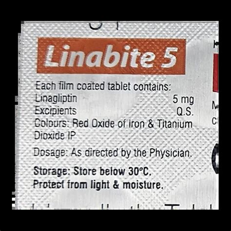 LINABITE 5MG TABLET 10'S Price, Uses, Side Effects & Substitutes | Medkart