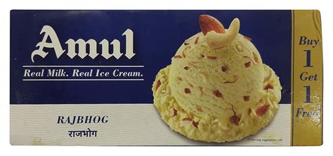 Amul Ice Cream - Rajbhog, 750ml (Buy 1 get 1) : Amazon.in: Grocery ...