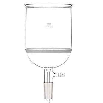 Deschem 24/40 Glass Buchner Filtering Funnel with Fine Frit Vacuum ...