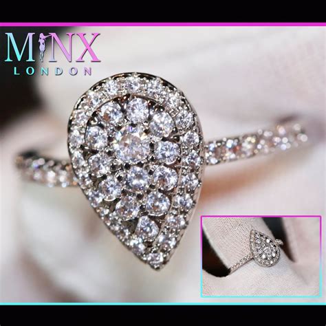 Teardrop Ring | Pear Shape Ring | Teardrop Engagement Ring | Tear Drop ...