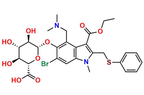 Arbidol O-Glucuronide | CAS No- 1130900-96-7 | NA
