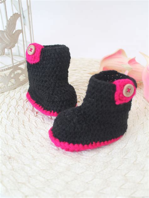Baby booties | Crochet booties |Woolen knitted shoes for baby girl & boy