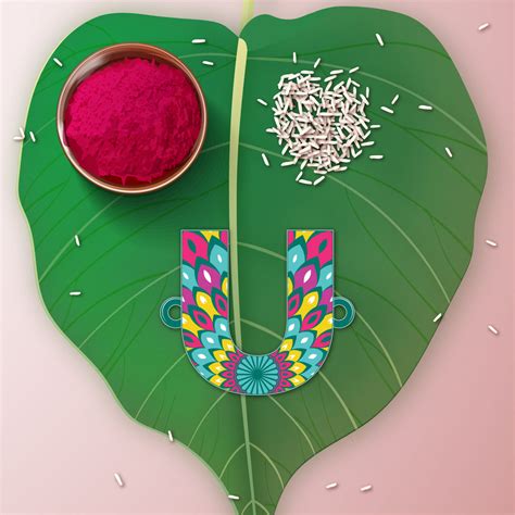 Alphabet U Rakhi for Brother , Bhaiya , Bhai – Bhai Please India