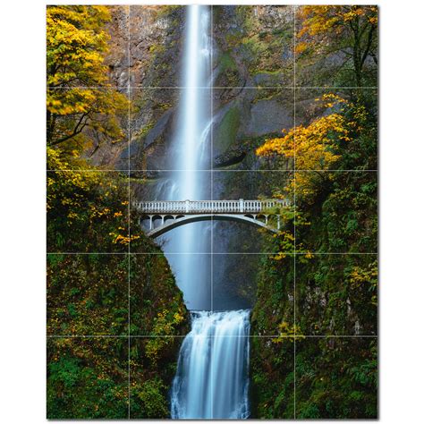 Picture-Tiles.com Bridge Photo 4.25'' x 4.25'' Satin Ceramic Decorative ...