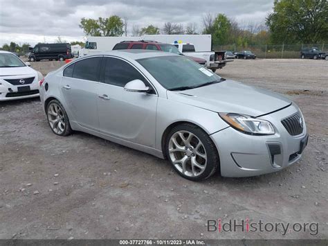 Report 2G4GV5GV6D9200855 BUICK REGAL 2013 Gray Gasoline - price and damage history