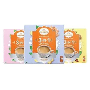 Namaste Chai Kadak Adrak Masala Chai Premix Triple Combo Pack Instant ...