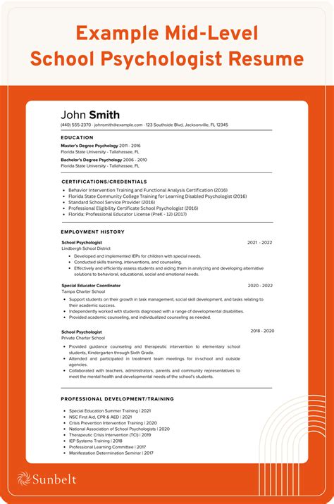 Educational Resume Examples