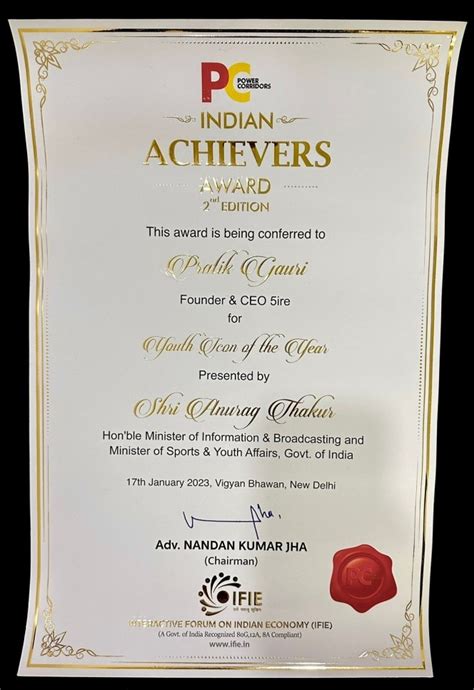 Blockchain Unicorn 5ire’s CEO Pratik Gauri conferred “Youth Icon of the ...