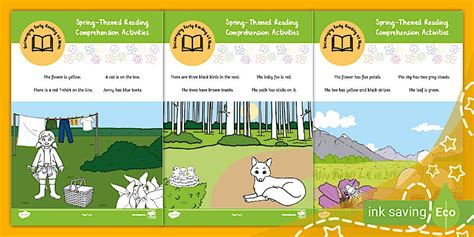 Printable Spring Reading Comprehension | EYFS Parents
