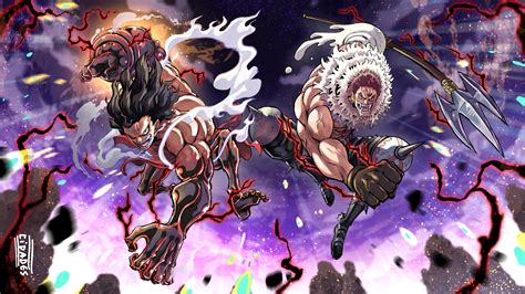 Epic Showdown: Luffy vs Katakuri – One Piece HD Anime Wallpaper by ...