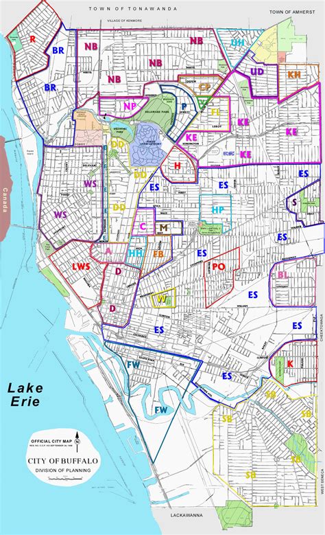 Printable Street Map Of Buffalo Ny